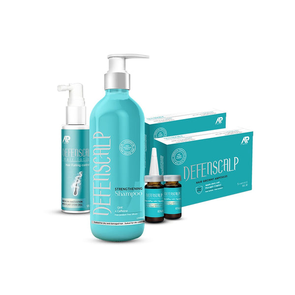 Two Defenscalp Ampoules + Shampoo + Lotion