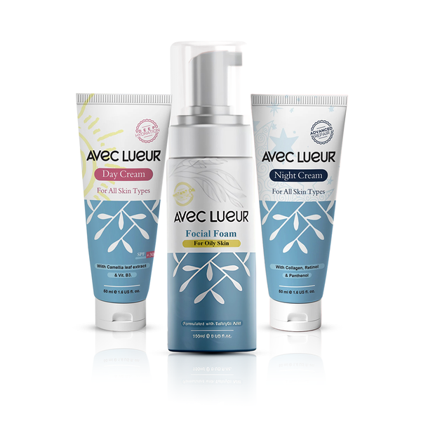 Avec Lueur Oily & Combined Skin Routine